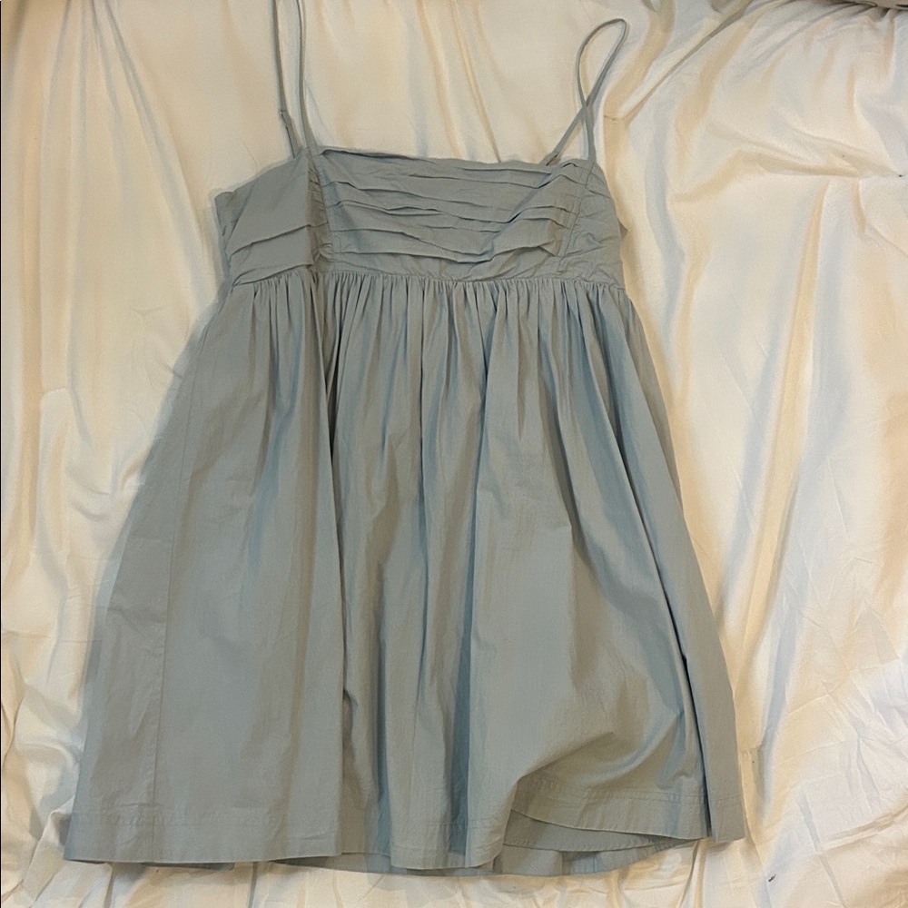 Aritzia Light Blue Spaghetti Strap Sundress